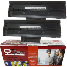 Qstar Samsung Çipli MLT-D101 2'li Ekonomik Paket Garantili Uyumlu Toner ML-2165/ML-2165W Muadil Toner
