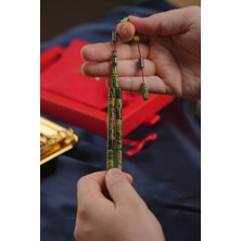 Dergah Tesbih Atölyesi Üstad Erkan Çubukcu Sistemli Tasarım Sıkma Kehribar Tesbih