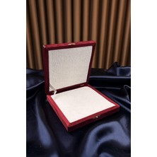 Dergah Tesbih Atölyesi Premium Kırmızı Kadife Kutu