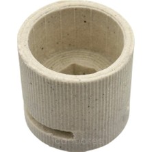 Akat Elektrikli Isıtıcı Ile Uyumlu Cam Rezistans Ucu Porselen Başlık – 6,5 mm / 10 mm Iç Çap – 3 cm Porselen Yalıtım Parçası