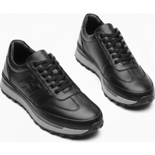 Growish GR0466 Hakiki Deri Hafif ve Sağlam Termo Taban Kabartmalı Sneaker Koşu Yürüyüş Ayakkabısı