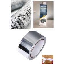 Kl Home Mutfak Davlumbaz Aspiratör  Esnek Boru Çap 120 Boy 10MT ve 44MM X10MT Alü Folyo Bant