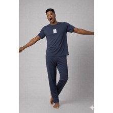 Sleeproom Erkek Kısa Kol Pijama Takım NYC01 Baskı