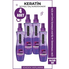 Morfose Keratin Fön Suyu Mor 240 ml 4 Adet