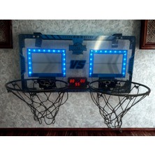 Evaro Çift Potali Skorboard’lu Basketbol Seti  Basketbol Potası Matkap Gerektirmez, Iç/dış Mekan 2 Yıl Garantili