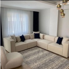 Erduran Mobilya Angelo 5 Modül Tam Köşe Koltuk Takımı