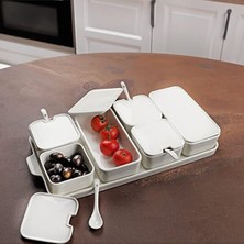 Kosova Kahvaltılık 6 Lı Porselen Kapaklı KYR-217