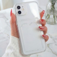 Fibaks Apple iPhone 12 Kılıf Kamera Koruma ve Köşe Korumalı Kartlıklı Cüzdanlı Darbe Emici Kapak