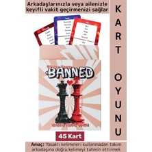 Wintoup Eğitici Analitik Düşünme Arkadaş Eğlenceli Tahmin Yasaklı Kelime Oyunu-Banned Çiftler Yarışı 45 Kart