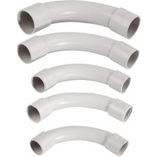 Ø25 Alev Yaymayan Dirsek (Gri)