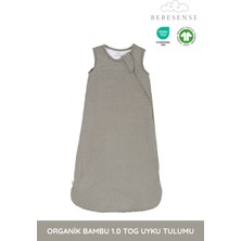 Bebesense Organik Bambu Uyku Tulumu – 2.5 Tog Giyilebilir Battaniye, Çift Taraflı Fermuar
