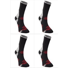 Evolite Aspen Merino Winter Çorap-Siyah 4'lü Set