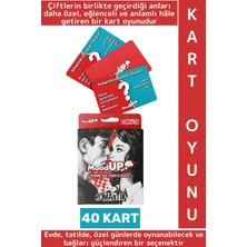 Wintoup Eğlenceli Vakit Çift Sevgili Bağları Güçlendirme Ev Tatil Soru Görev Oyunu 40 Kart-Moodup Romantik