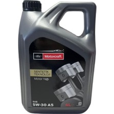 Motorcraft 5W-30 A5 Tam Sentetik Motor Yağı 4 Litre Ford Onaylı Orjinal Ürün