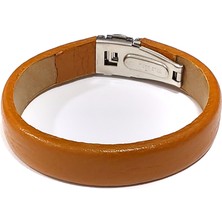 Herşey Nota Gölge Kemer Taba Hakiki Deri Erkek Bileklik-38