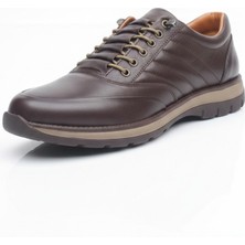 Growish GR0468 Hakiki Deri Hafif ve Sağlam Termo Taban Gizli Bağcık Sneaker Koşu Yürüyüş Ayakkabısı