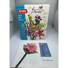 Lisinya Mini Blok Flower Papatya Yeşil Sarı Pembe(Süpriz)
