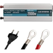 Novytech PM-2000C 12 Volt 2000 Watt Şarjlı Invertör