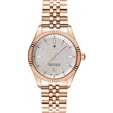 Gant Kadın Kol Saati 37 mm Beyaz Kadran Rose Gold Kordon 10 Atm