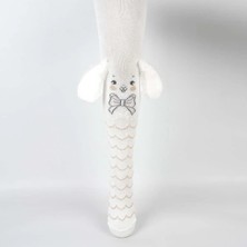 Ugly Duck Pulsar Kulaklı Kız Külotlu Çorap - Ekru