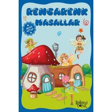 Baloncuk Kitap Çocuklar Için Hayal ve Odak Geliştirici Rengarenk Masallar Mavi
