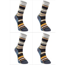 Evolite Nord Merino Çorap-Turuncu 4'lü Set