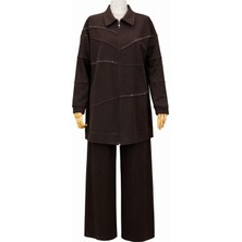 JOOQSTORE Fermuarlı Taşlı Takım