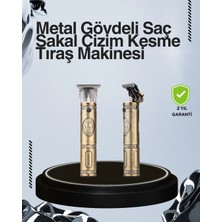 Nacario Bfs Kompakt Tasarımlı, Uzun Pil Ömürlü Saç Sakal Kesme Makinesi