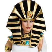 Nacario Bfs Mısırlı Tutankamon Şapkası Kobra Yılan Figürlü