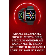 Nacario Bfs Yeni Nesil Akıllı Saat ve Ucuz Kaliteli Bluetooth Kablosuz Kulaklık Amoled Ekran