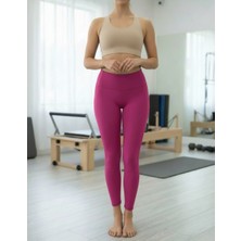 Noon Fit Yüksek Bel Toparlayıcı Spor Taytı – Yoga Pilates Fitness