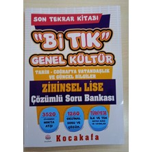 Kocakafa Yayınları Zihinzel Lise Bi Tık Genel Kültür Soru Bankası Son Tekrar Çözümlü Soru Bankası