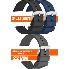 Trendburada Huawei Watch Gt Gt2 Gt3 Gt4 Gt5 Pro 46mm Xiaomi Redmi Watch 5 Active-Lite Saat Uyumlu 22mm Silikon Saat Kordonu Kayışı TB1