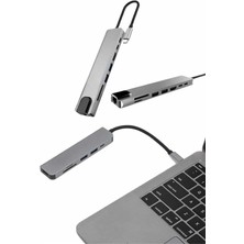 Nacario Bfs Çevirici Dönüştürücü Adaptör Macbook 3 In 1 Type-C To Hdmı USB 3.0