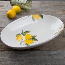Kosova Kase Oval 35 cm Limon LMN-0009