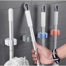 Belle Fusion Bfs Yapışkanlı Pratik Mop Tutucu 4 Adet Beyaz