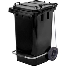 Nemkar Konteyner 80 Lt Pedallı  Siyah