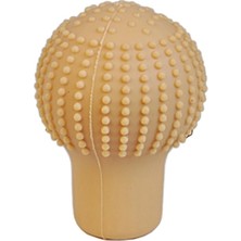 Otohousse Silikon Vites Topuzu Kılıfı Masajlı Yuvarlak Bej