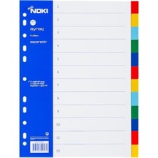 Noki Ayraç A4 12 Renkli - 2 Adet