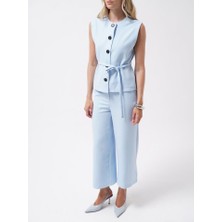 Bi Baksana Kuşaklı Dokuma Yelek