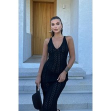 Bi Baksana Rosalia Sırt Dekolteli Elbise 2761