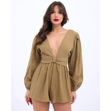 Bi Baksana 6528 Tulum Elbise-Vizon