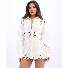 Bi Baksana 6956 Gömlek-Beyaz