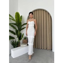 Bi Baksana Lere Ip Askılı Elbise