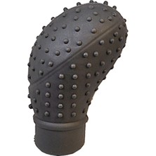 Otohousse Silikon Vites Topuzu Kılıfı Masajlı Oval Gri