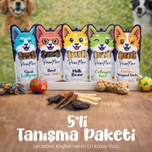 Pawmax Karaciğer, Tavuk Burgu,kolajen Örgü,beyaz Burgu Çubuk,dana Etli Lolipop-5'li Köpek Ödül Maması