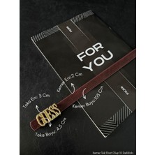 Fiori Yazı Tokalı Ince Kadın Kemeri, Ceket Kemeri, Gömlek Kemeri, Elbise Kemeri