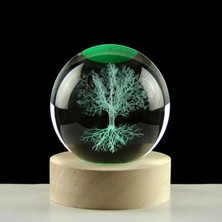 Marsilyan Renk Değiştiren Hayat Ağaçı Cam Küre