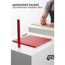 Marsilyan Siyah 12'li  Marangoz Kalemi - Ahşap Işleme Kalemi - Ahşap Işleme Işaretleme Araçları