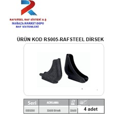 Rafsteel Plastik Dirsek Bağlantısı
